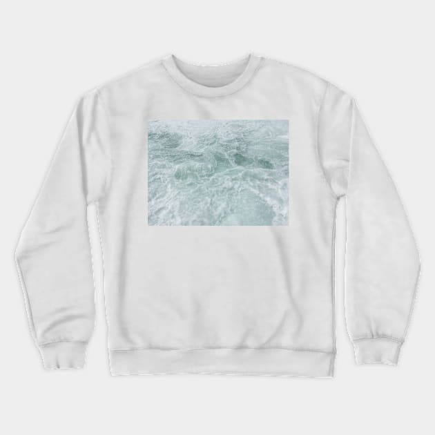 Turquoise Water Swirl Crewneck Sweatshirt by KaSaPo